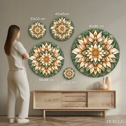 Květinová mandala - Srdce džungle