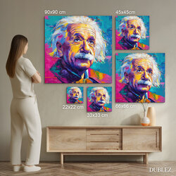 Pop art painting - Albert Einstein