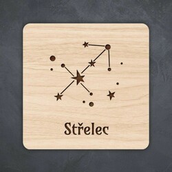 Podložka pod pohár - Znamení Střelec