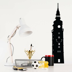 Vyrezávaný obraz - Mestská veža Trnava | Čierna