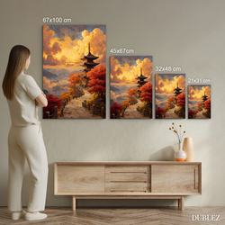 Farebný obraz - Japonská pagoda 