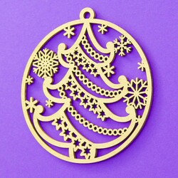 Koule na vánoční stromeček | Zlatá