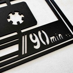 Retro Wall Decoration - Cassette | Black