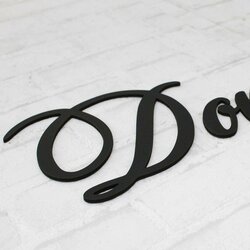 Nálepka na zeď - Český nápis - Náš domov | Černá