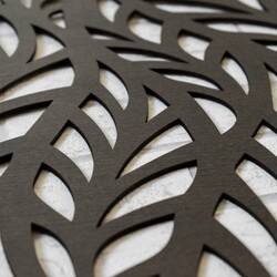 Wooden Wall Panel - Leaves | Wenge