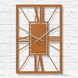 Wooden Roman Numeral Clock - Arch Deco | Cherry