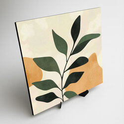 Modern wall art - Leaves on a branch