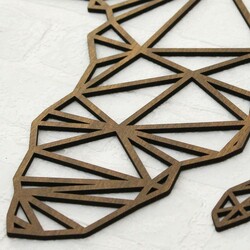 Fali 3D világtérkép - Poligonális atlasz  | Dió