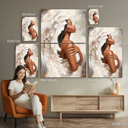 Umelecký obraz - Žena s anjelskými krídlami