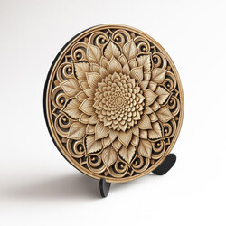 A béke virága - Dekoratív mandala