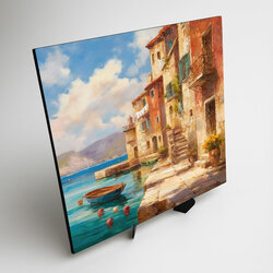 Dřevěný obraz - Malebné pobřeží