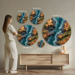 Luxusný obraz - Imitácia epoxidu - Element vody