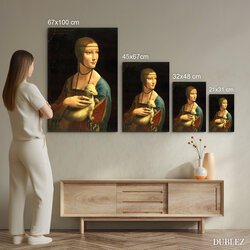 Obraz - Leonardo da Vinci - Dáma s hranostajem