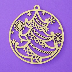 Koule na vánoční stromeček | Zlatá