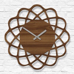 Kuchynské hodiny z dreva - Spin | Orech