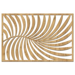 Wooden Wall Art - Leaf | Gold Craft Oak