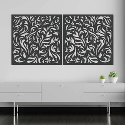 Modern Wall Art for Bedroom - Breeze | Anthracite Gray