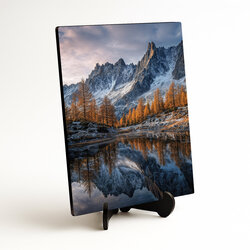 Wall painting of nature - Autumn in the mountains