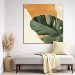 Botanical image - Leaf of monstera
