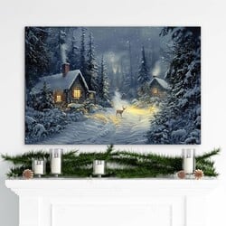 Wooden Wall Art - Winter Wonderland