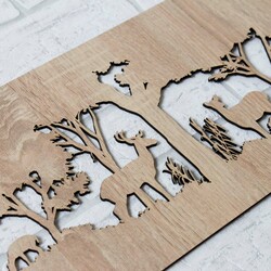 Vyrezávaný obraz na stenu - Príroda  | Dub Sonoma