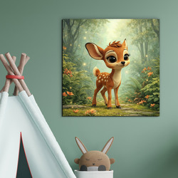 Rozprávkový obraz do izbičky - Srnček