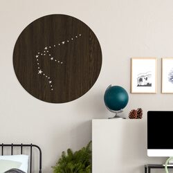 Súhvezdie zverokruhu Vodnár - Drevená dekorácia | Wenge