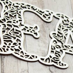 Wooden Wall Art - Family | White