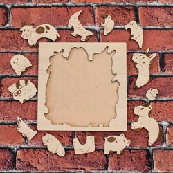 Drevená hračka pre deti - Zvieratká farmy | Javor