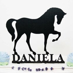 Zvieratko na detskú tortu - Kôň | Čierna