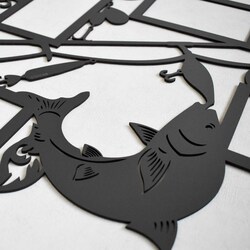 Original Gift for a Fisherman - Photo Frames | Black