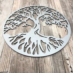 Wooden Picture Tree of Life - Chokmah | Silver
