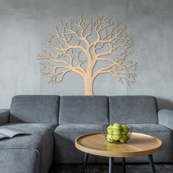 Vyrezávaný strom na stenu - Ticho | Javor