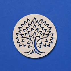 Podložka pod pohár z dreva - Strom života