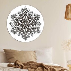 Fábol készült falidísz - Nap mandala | Kör