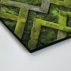 Nástenná dekorácia - Geometrické machy