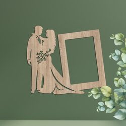 Svadobný fotorámik na stenu | Dub Sonoma