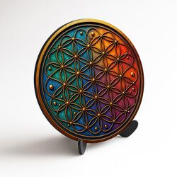 Colorful image - Flower of Life