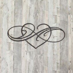 Romantic Wall Art - Infinity Love | Wenge