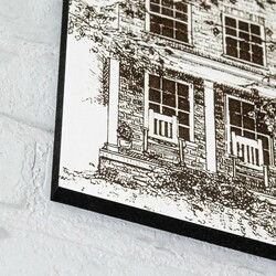 Old House - Engraved Picture