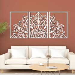 Multi-Part Mandala - Blooming | White