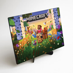 Dřevěný obraz pro hráče - Minecraft