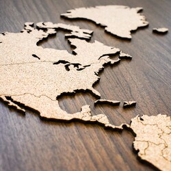 Parafa 3D térkép - Falikép | Dió