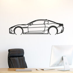 Modern Wall Art from Wood - Maserati | Black