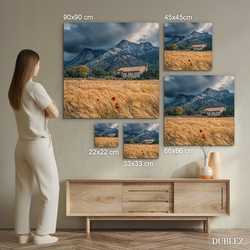 Wooden picture - Landscape of peace