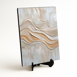 Abstract painting - Pearlescent lines