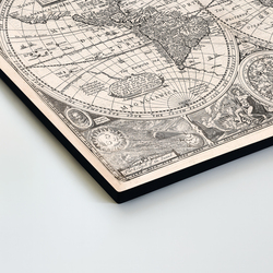 Černobílý historický obraz - Mapa světa