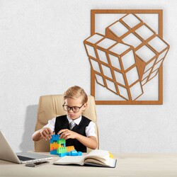 Retro Wall Art for the Office - Rubik&#039;s Cube | Cherry