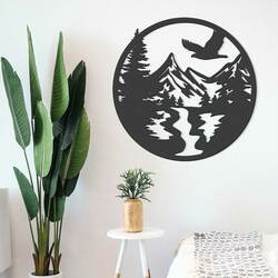Wall Art - Mountains | Anthracite Gray