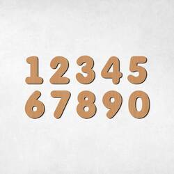 Detská drevená vkladačka - Čísla | Buk